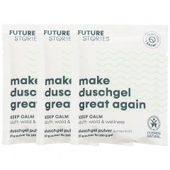 FUTURE STORIES Duschgel Pulver 3er Set Wald &amp; Wellness  Набор из 3 гелей для душа Forest &amp;amp; Wellness