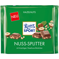Ritter Sport Nuss-Splitter Молочный шоколад с орехами 250г