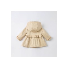 Dave  Bella Eleganter Trenchcoat mit Kapuze fur Madchen Элегантный тренч с капюшоном для девочки