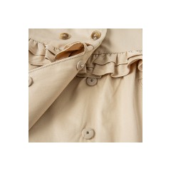 Dave  Bella Eleganter Trenchcoat mit Kapuze fur Madchen Элегантный тренч с капюшоном для девочки