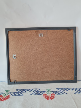 Картина винтажная "Дорога к морю", масло, 50 x 40,5 см, Германия, 1950-60гг.