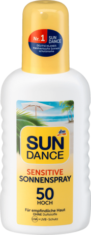 SUNDANCE Sonnenspray Солнцезащитный спрей sensitive LSF 50, 200 мл