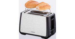 Cloer Cloer King-Size-Toaster 3569 edelstahl/schwarz, 1.000 Watt, fur 2 XXL-Toastscheiben  edelstahl/schwarz Тостер Cloer king-size 3569 нержавеющая сталь/черный, 1000 Вт, на 2 тоста размера XXL