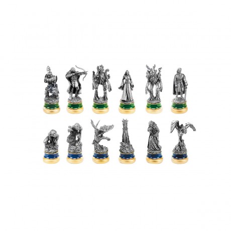 The Noble Collection Herr der Ringe Die zwei Turme Schachfiguren Властелин колец Две ладьи Шахматные фигуры
