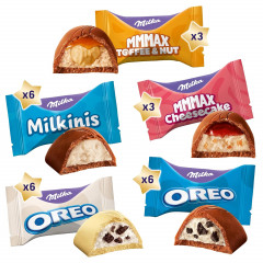 Milka Favourites 2025 Adventskalender 206g, Авдент-календарь 2025, 24 сладких сюрприза, ‎35см x 35см, 206 грамм