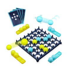 Vicabo Bounce Brettspiel Hupfball Spiel Jumping Ball Kugelspiel Tischspiele Aktionsspiele fur Kinder Настольная игра с отскоком