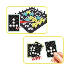 Vicabo Bounce Brettspiel Hupfball Spiel Jumping Ball Kugelspiel Tischspiele Aktionsspiele fur Kinder Настольная игра с отскоком