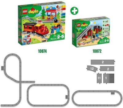 LEGO LEGO DUPLO 10872 Eisenbahnbrucke und Schienen LEGO DUPLO 10872 Железнодорожный мост и пути
