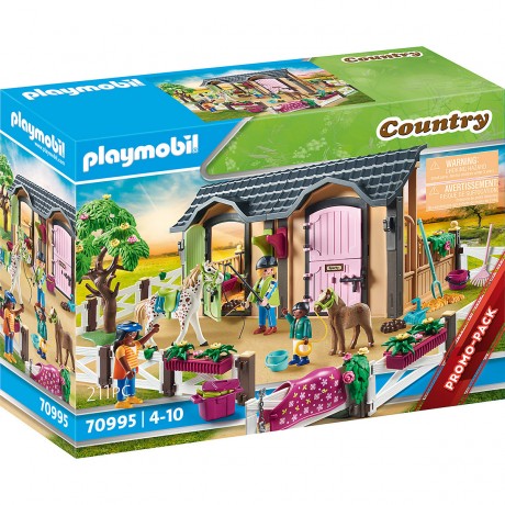 PLAYMOBIL PLAYMOBIL 70995 Reitunterricht mit Pferdeboxen PLAYMOBIL 70995 Уроки верховой езды с конюшнями