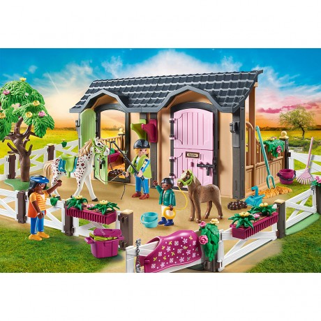 PLAYMOBIL PLAYMOBIL 70995 Reitunterricht mit Pferdeboxen PLAYMOBIL 70995 Уроки верховой езды с конюшнями