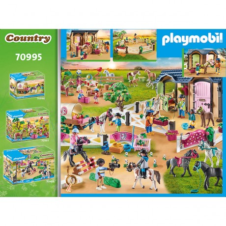 PLAYMOBIL PLAYMOBIL 70995 Reitunterricht mit Pferdeboxen PLAYMOBIL 70995 Уроки верховой езды с конюшнями