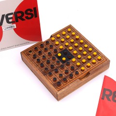 ROMBOL Reversi – Interessantes Strategiespiel fur 2 Personen aus edlem Holz Reversi – интересная стратегическая игра для двоих из ценных пород дерева