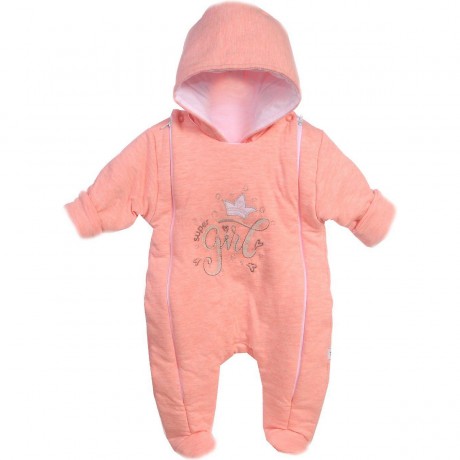 La Bortini Baby Overall Wagenanzug mit Kapuze Outdoor-Overalls fur Madchen Детский комбинезон для детской коляски с капюшоном уличный комбинезон для девочек
