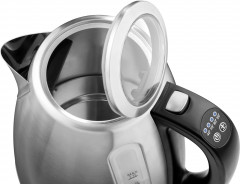 eta eta Wasserkocher ELA digi ETA959890000, 1,7 l, 2100 W, edelstahl, Transparenter Deckel, Edelstahlausfuhrung  чайник eta ELA digi ETA959890000, 1,7 л, 2100 Вт, нержавеющая сталь, прозрачная крышка, дизайн из нержавеющей стали