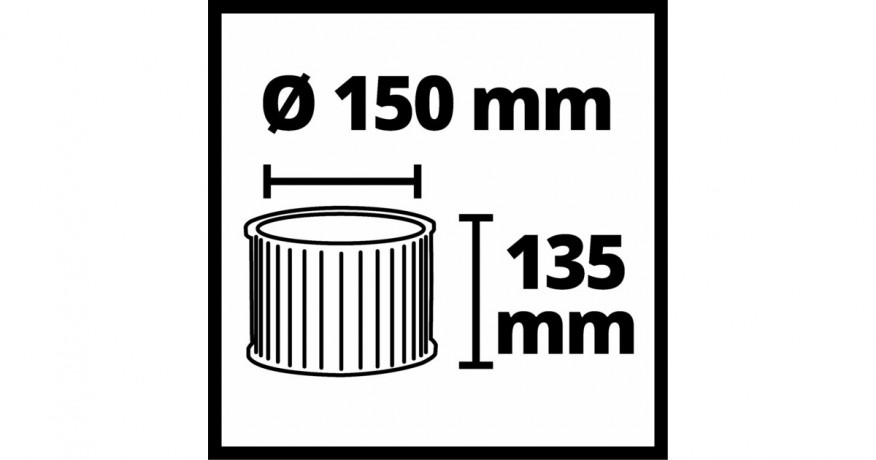 Einhell Einhell Dual-Staub-Filtersystem 2351250 2-teilig Система двойного пылевого фильтра Einhell 2351250, 2 части
