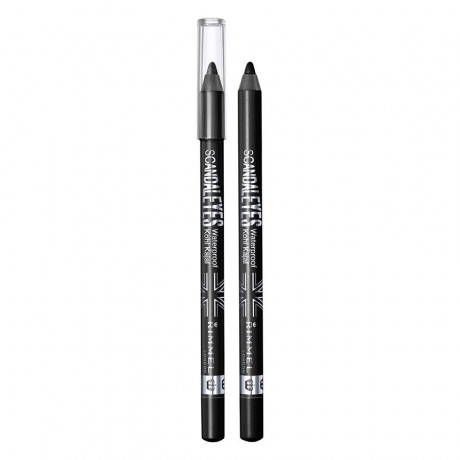 Rimmel London (Риммель) Augen Scandal'Eyes Waterproof KOH (Кох)l Pencil, black / 1 g