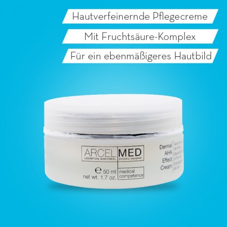 JEAN D'ARCEL Dermal AHA Effect Cream ARCELMED Fruchtsaure Creme hilft gegen Narben und Altersflecken  Dermal AHA Effect Cream ARCELMED крем с фруктовыми кислотами помогает против шрамов и пигментных пятен