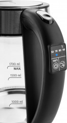 eta eta Wasserkocher CRYSTELLA Digi ETA715390000, 1,7 l, 2200 W, Einstellbarer Temperatur 50, 70, 80, 90, 100 °C  чайник ETA CRYSTELLA Digi ETA715390000, 1,7 л, 2200 Вт, регулировка температуры 50, 70, 80, 90, 100 °C