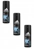 adidas Ice Dive Deodorant Spray, Адидас Дезодорант-cпрей Ice Dive 48h для мужчин, 150 мл, 3 штуки