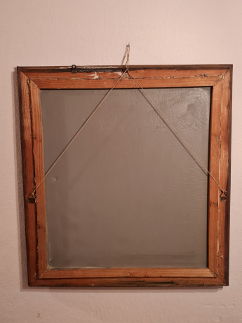 Картина винтажная "Горный пейзаж", масло, в раме, 73.5 х 80 см, Германия, 1980-90гг.