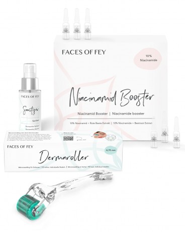 FACES OF FEY Microneedlingset Basic Niacinamid 0,75mm Набор для микронидлинга базовый ниацинамид 0,75 мм