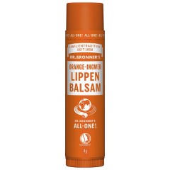 Dr. Bronner's Orange-Ingwer Lippen Balsam 4g 4 g Бальзам для губ с апельсином и имбирем 4 г