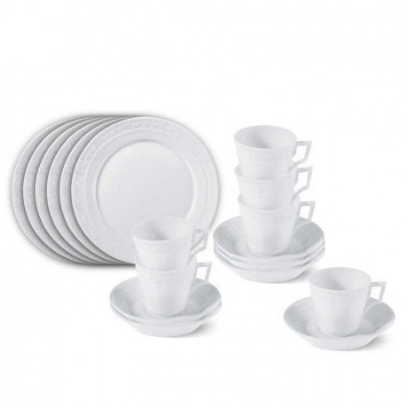 KPM Berlin KPM Kurland Weiss Fruhstucks-Set 18-tlg. КПМ Курланд Вайс Набор для завтрака 18 предм.