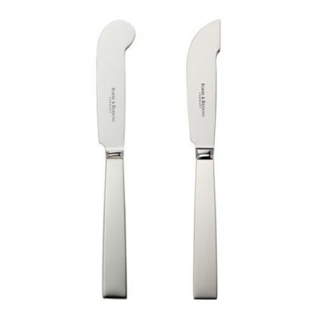 Robbe & Berking Robbe & Berking Riva 925 Sterling Silber Butter u. Kasemesser m. Stahlklinge Нож для масла и сыра Robbe & Berking Riva из стерлингового серебра 925 пробы со стальным лезвием