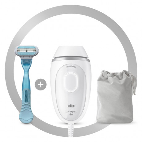 Braun IPL System quot;Silk-expert Pro PL1124 + Venus Rasiererquot; in Weiss/Silber Система IPL "Silk-expert Pro PL1124 + Venus Shaver" белый/серебристый