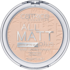 Catrice Puder All Matt Plus Shine Control Powder, Катрис Матирующая компактная пудра 12 часов, Transparent 010, 10г.