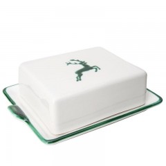 Gmundner Keramik Gmundner Keramik Gruner Hirsch Butterdose 250 g Gmundner Ceramics Блюдо из масла зеленого оленя 250 г