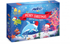 AVEO Kids 2025 Adventskalender,  Адвент-календарь 2025 для детей, 24 сюрприза для ванны