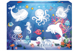 AVEO Kids 2025 Adventskalender,  Адвент-календарь 2025 для детей, 24 сюрприза для ванны