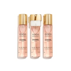 CHANEL COCO MADEMOISELLE  TWIST AND SPRAY Туалетная вода 3 сменных блока по 20 мл каждый, без распылителя  (60 мл)