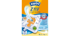 Swirl Swirl Staubsaugerbeutel Z113 EcoPor weiss, 4 Stuck  weiss Вихревые мешки для пылесоса Z113 EcoPor белые, 4 шт.