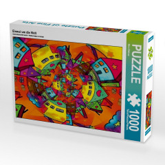 CALVENDO Puzzle CALVENDO Puzzle Einmal um die Welt Пазл CALVENDO Puzzle Однажды вокруг света