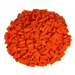 LEGO LEGO 50x Basic Steine 2x4 - Classic 3001 - Orange LEGO 50x Basic Bricks 2x4 — классический 3001 — оранжевый