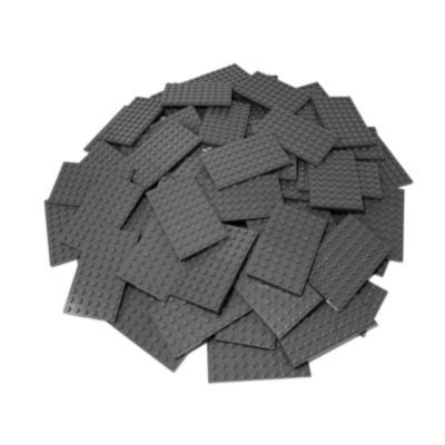 LEGO LEGO Bauplatten 6x10 Dunkelgrau - Plate 3033 NEU - 100x Строительные пластины LEGO 6x10 темно-серые — пластина 3033 NEW — 100x