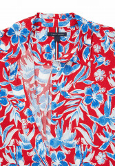 Tommy Hilfiger ADAPTIVE TROPICAL REGULAR Button-down blouse primary red ADAPTIVE TROPICAL REGULAR Блузка на пуговицах первичный расный