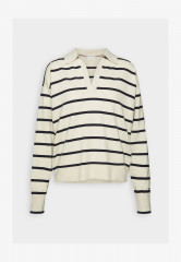 Tommy Hilfiger SOFT Jumper heathered oatmilk/desert sky СОФТ джемперы овсяное молоко с вересковым оттенком / небо пустыни