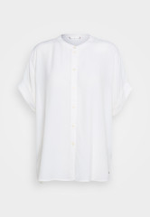 Tommy Hilfiger CREPE BLOUSE Button-down blouse ecru CREPE BLOUSE Блузка на пуговицах экрю