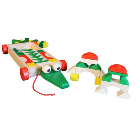 Bauwagen Krokodil  NEU Прицеп строительный крокодил NEW