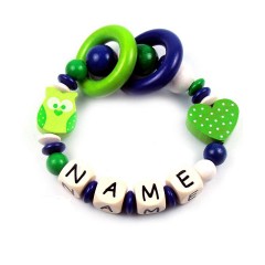 elefantasie Greifling Eule personalisiert mit Namen Игрушечная сова