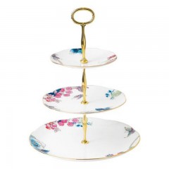 Wedgwood Wedgwood  'Butterfly Bloom' Etagere in Geschenkverpackung 3-tlg. Подставка для торта Wedgwood "Butterfly Bloom" в подарочной упаковке 3 шт.