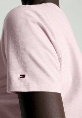 Tommy Hilfiger SIGNATURE FROSTED LOGO Print T-shirt classic pink heather SIGNATURE FROSTED LOGO Футболка с принтом классический розовый вереск