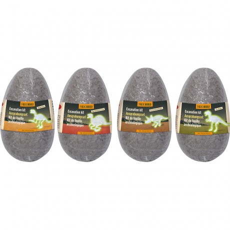 Die Spiegelburg Ausgrabungsset Figuren im Ei (nachtleuchtend) T-Rex W. Раскопки установили фигурки в яйце (серебристый) T-Rex W.