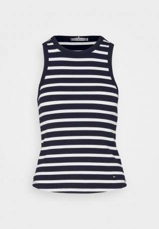 Tommy Hilfiger SLIM TANK Top white/desert sky SLIM TANK Верх белое/пустынное небо
