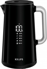 Krups Krups Wasserkocher BW8018 Smart'n Light, 1,7 l, 1800 W, Digitalanzeige, 5 Temperaturstufen, 360°-Sockel, Abschaltautomatik  Чайник Krups BW8018 Smart&amp;#39;n Light, 1,7 л, 1800 Вт, цифровой дисплей, 5 уровней температуры, основание 360°, автоматическо