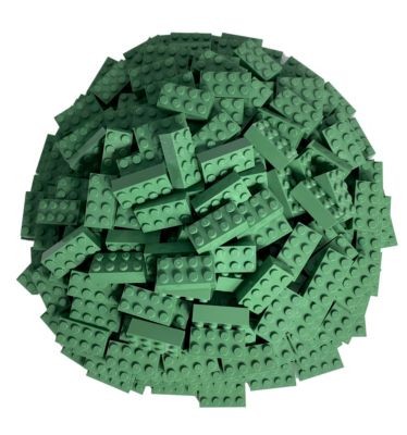 LEGO LEGO 2x4 Steine Sandgrun - 500 Stuck - sandgreen bricks 3001 LEGO 2x4 кирпичи Sandgreen - 500 штук - кирпичи Sandgreen 3001