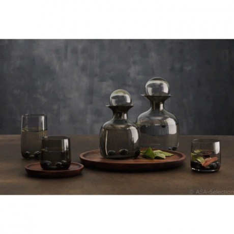 ASA SELECTION ASA Glass Grey Becher Glas 0,20 L / h: 8 cm Кружка ASA Glass Grey стеклянная 0,20 л / высота: 8 см